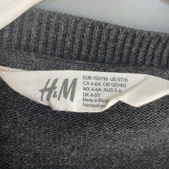 H&M  Fine Knit Cardigan - Dark grey - Picture 4 of 5